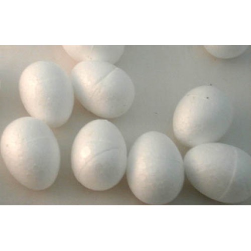 ASSORTED FOAM OVAL BALLS 9 PCS 40MM